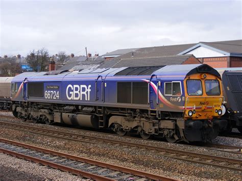 Class 66 66724 Drax Power Station First GBRf Pelaw Flickr