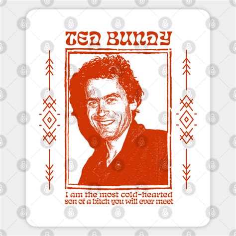 Ted Bundy Vintage Style Aesthetic Fan Art Design Ted Bundy