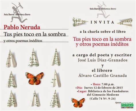 Macondo Literario Presentación del libro Tus pies toco en la sombra y