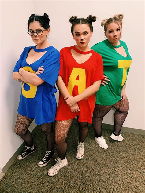 Alvin & The Chipmunks Costumes | Cute halloween costumes, Easy