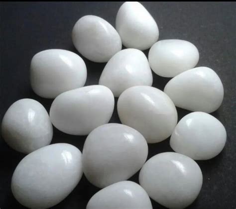 Tumbled Polished White Pebble Stone For Landscaping At Rs Kg In