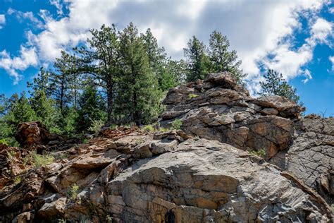 clear creek canyon  stock photo