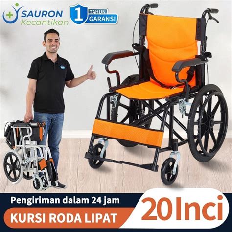 Jual Sauron Kursi Roda Standard Rumah Sakit Traveling Wheelchair