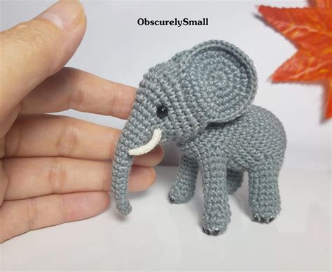 Elephant Crochet Elephant Amigurumi Elephant Made to - Etsy