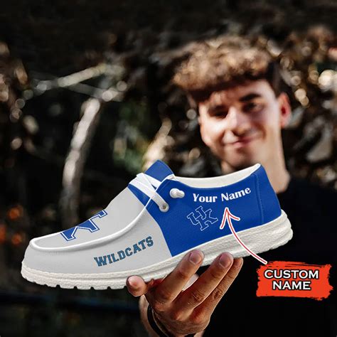 Kentucky Wildcats Hey Dude Shoes Custom Name Beemain