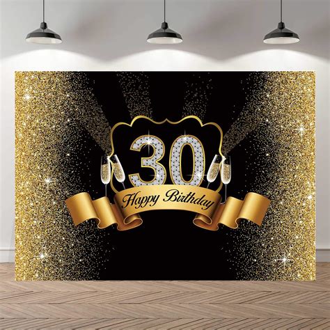 Buy SeekPro Happy 30th 40th 50th 60th 70th Birthday Party Decoration