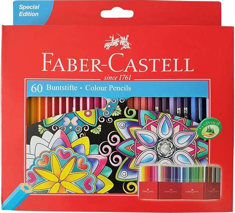 Faber Castell Lápices de color premium 60 colores Yaxa Guatemala