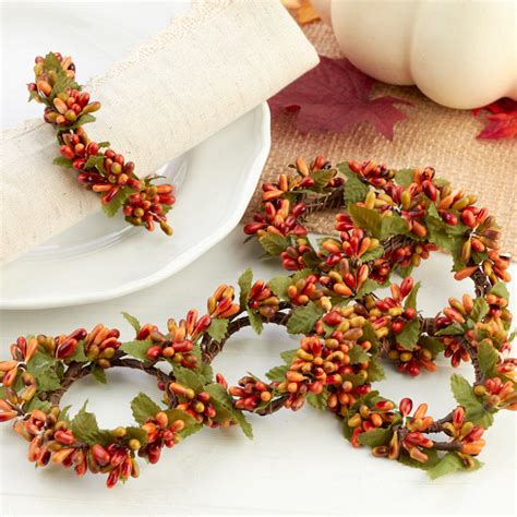 Autumn Pip Berry Candle Rings Candles And Accessories Home Decor Factory Direct Craft