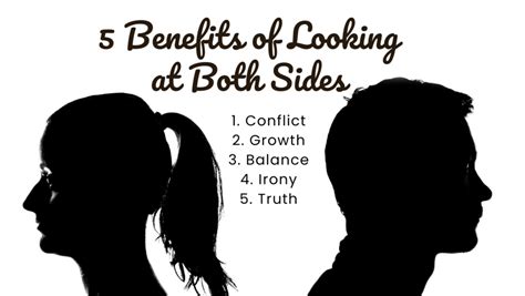 Five Benefits of Looking at Both Sides - Learn How To Write A Novel
