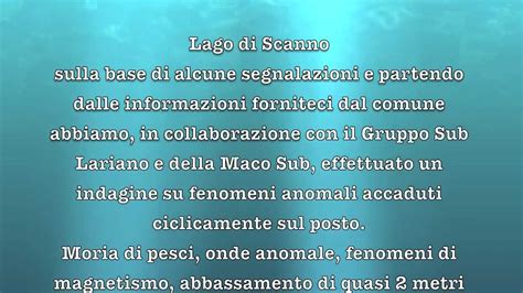 Mistero Al Lago Di Scanno Aq Parte Youtube