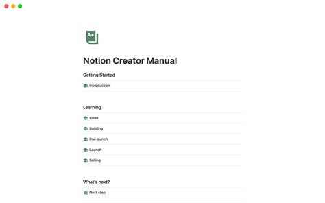 Notion Beginner Bundle Notion Template