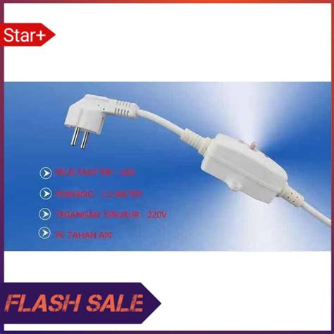 Jual Kabel Elcb Cable Plug Water Heater Wasser Ariston Pengaman Arus