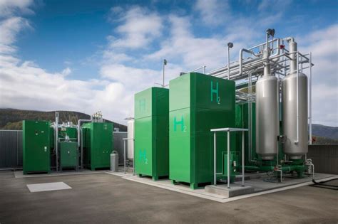 Premium Photo Green Hydrogen Renewable Energy Production Facility