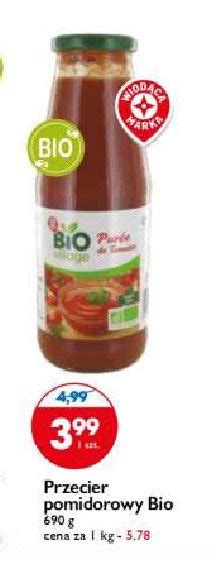 Passata Pomidorowa Bio Wiodąca Marka Bio Village Cena Promocje