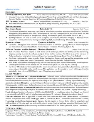 Rachith Resume PDF