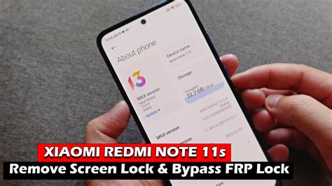 Xiaomi Redmi Note S Remove Screen Lock Bypass Frp Lock Ictfix