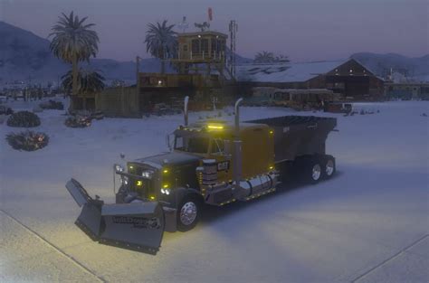 Heavy Haul Semi Plow Truck Fivem Grand Theft Auto Optimized Mod High