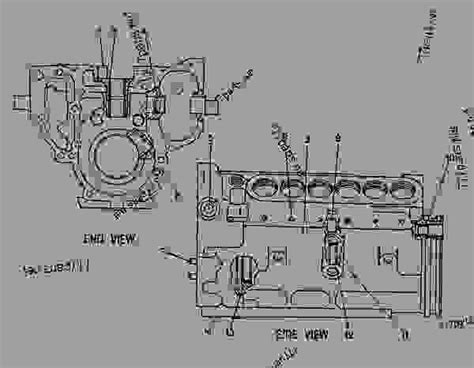 7n6124 Housing As Fuel Pump Engine Industrial Caterpillar 3412 Pr 750b Pavement Profiler