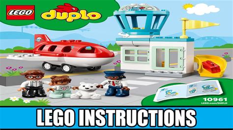 Lego Instructions Duplo Airplane Airport Youtube