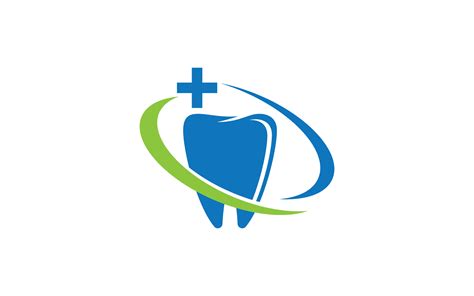 Modelo de ilustração de design vetorial de logotipo dentário