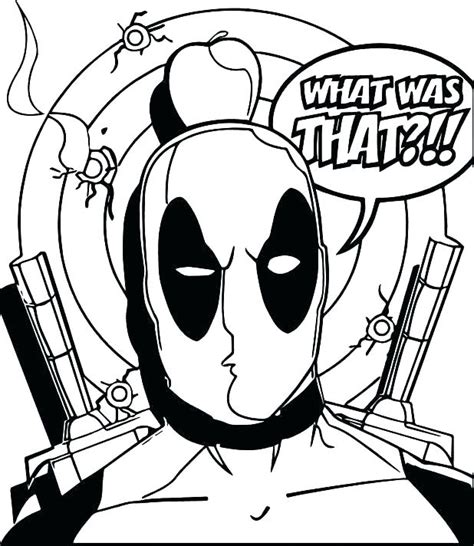 Lego Deadpool Coloring Pages At Free Printable