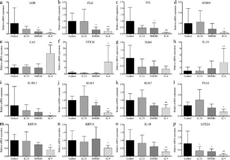 Fig S1 MRNA Expression Profiles In Human Epidermis Equivalents N