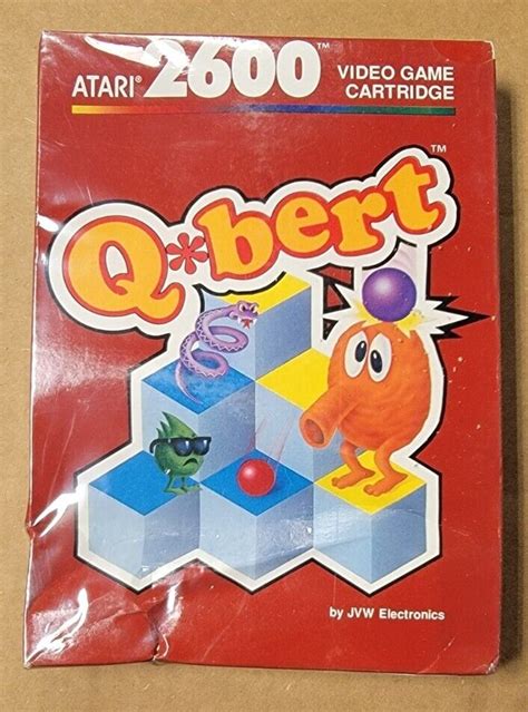 Q Bert Red Box Value Gocollect Atari Qbert