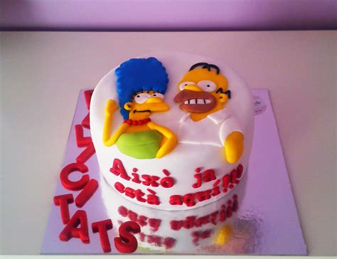 Descubrir Imagen Pastel De Homero Simpson Fondant Viaterra Mx