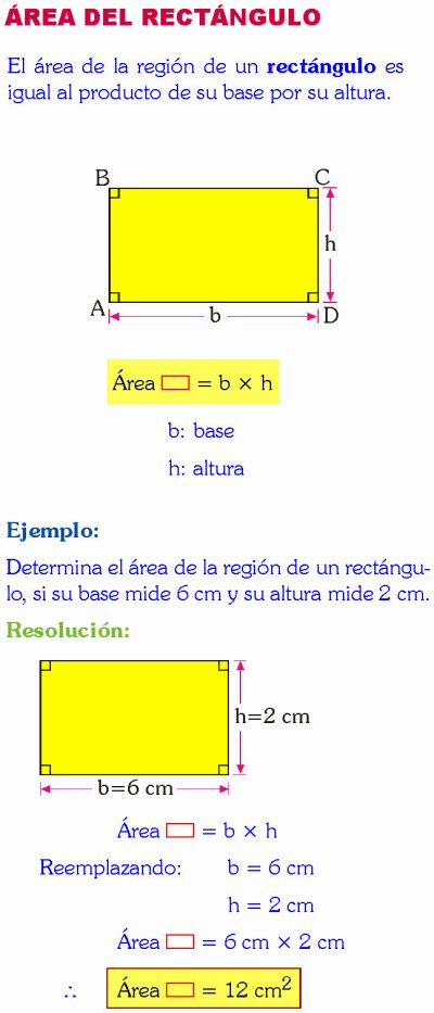 Áreas De Figuras Ejercicios Resueltos De Secundaria MatemÁtica