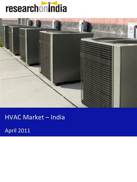 Market Research Report Hvac Market In India 2011