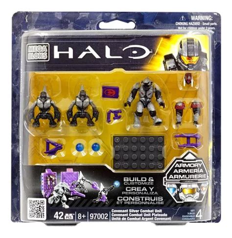 Halo Mega Bloks Armory Covenant Silver Combat Unit Envío Gratis