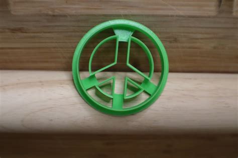 Peace Sign Cookie Cutter Etsy