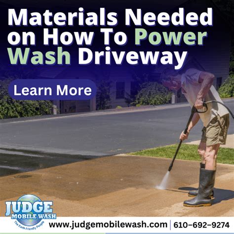 How To Power Wash Driveway - 14 Easy Steps To Follow - Judge Mobile Wash