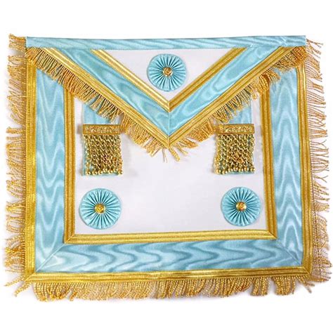 Canadian Master Mason Apron Golden Smart Regalia