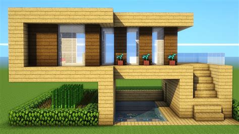 Modern Minecraft Survival House Designs