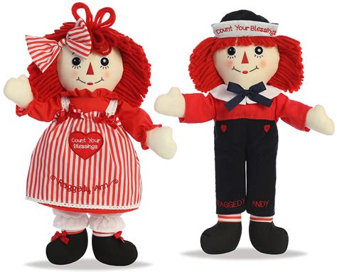 Raggedy Ann And Andy Count Your Blessings Dolls By Aurora