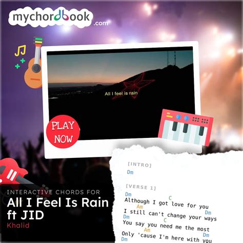 Khalid - All I Feel Is Rain ft JID Chords