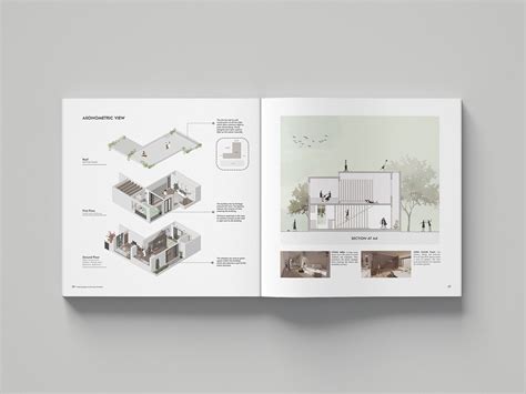 Undergraduate Architecture Portfolio On Behance Portfolio Design