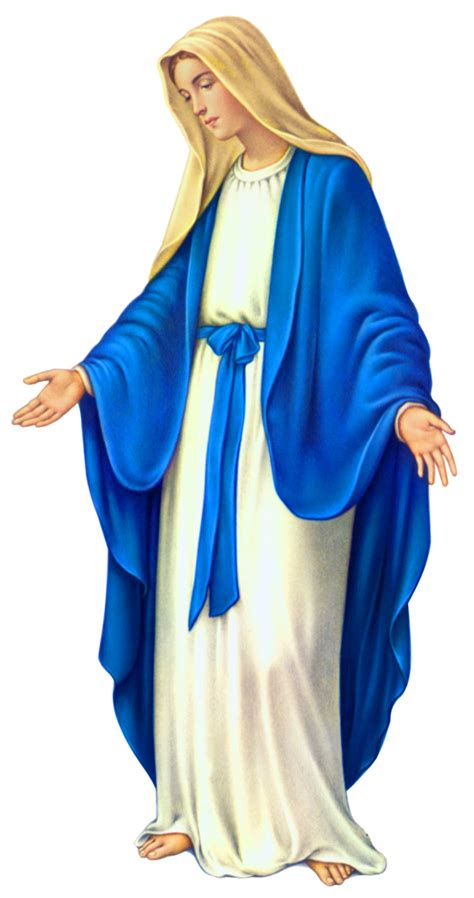 Virgin Mary With Crown Mother Mary Png Transparent Png Kindpng Images