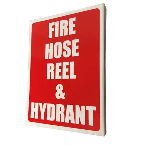 Loc Sign Ra Pvc Fhr And Hydrant Large 240mm W X 320mm H