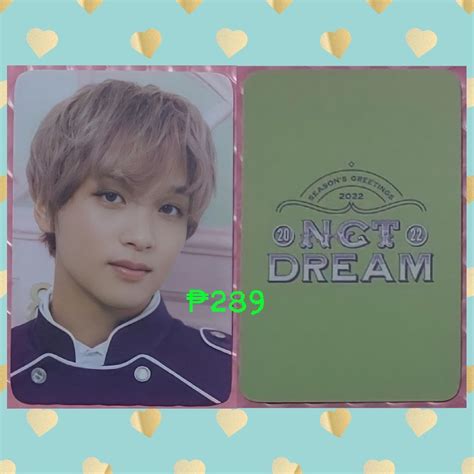 Nct Nct Dream Haechan Seasons Greetings Photocard Pc Hobbies