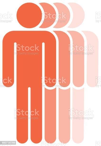 Four Human Sign People Symbol Stock Illustration Download Image Now