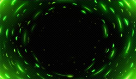 Free Vector | Light effect of neon glow and green sparkles motion