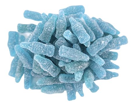 Baby Fizzy Blue Raspberry Bottle Shaped Sweets Daffydowndilly