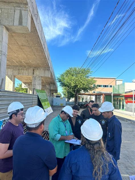 Crea PI realiza vistoria obra da ponte sobre o Rio Igaraçu CREA PI