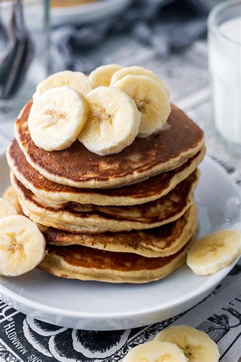 Bananen Pancakes Fluffig Und Einfach