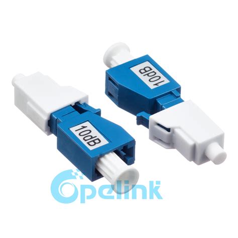 Fixed Fiber Optic Attenuator Lc Upc Optical Plug Type Attenuator Male