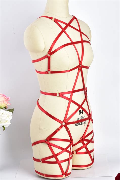 Sexy Body Harness Bra Set Sexy Lingerie For Women Open Bra Etsy