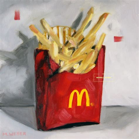 FRENCH FRIESFRENCH FRIES | Food painting, Food artwork, Art drawings ...