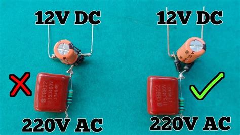 How To Make Transformerless Power Supply V Ac To V Dc Diy